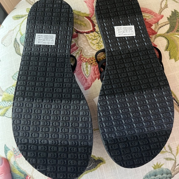 NWT Sanuk Yoga Salty Flip Flop Sandals Size 8 - Picture 2 of 2